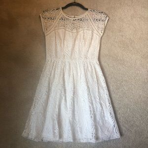 Where eyelet lace dress